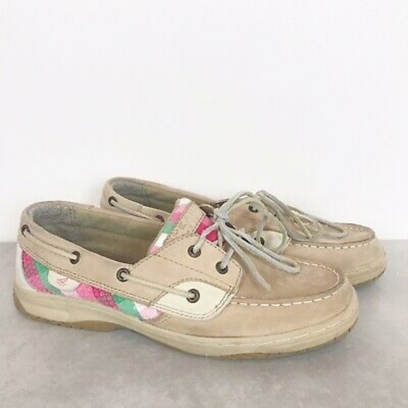sperry shoes pink